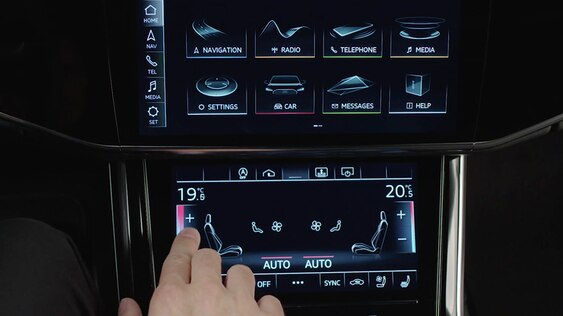 Automatische klimaatregeling met 4 zones