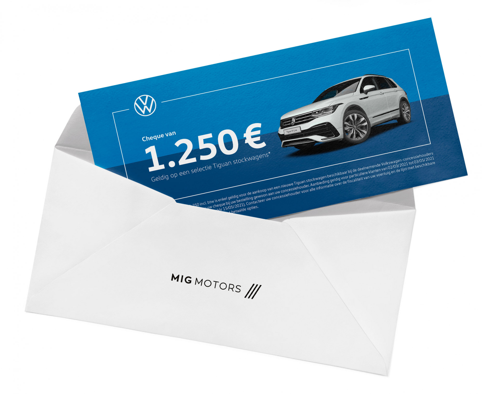 Tiguan R-line lentevoucher