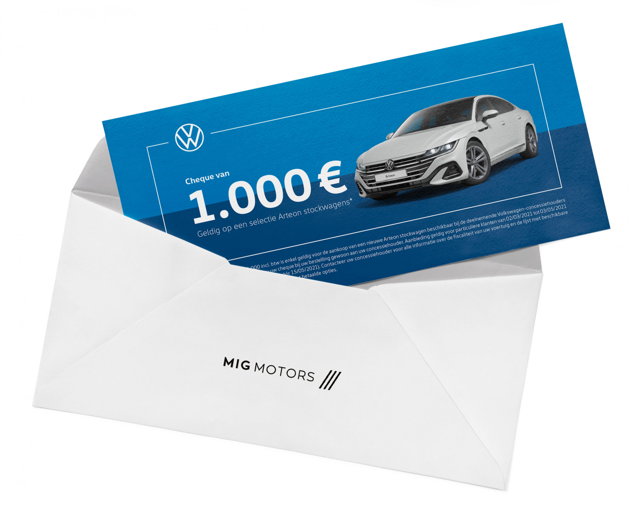 Volkswagen Arteon Lentevoucher