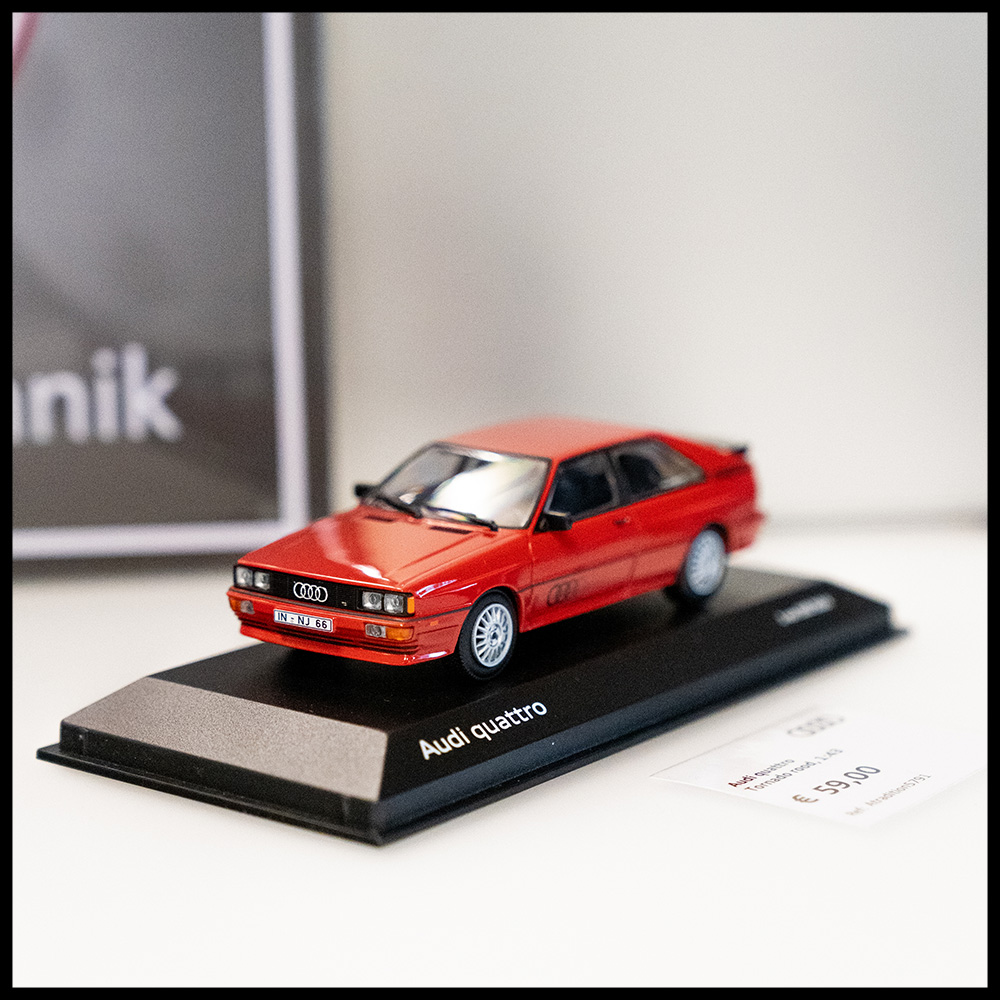 Audi Quattro Tornado rood MIG Motors schaalmodel