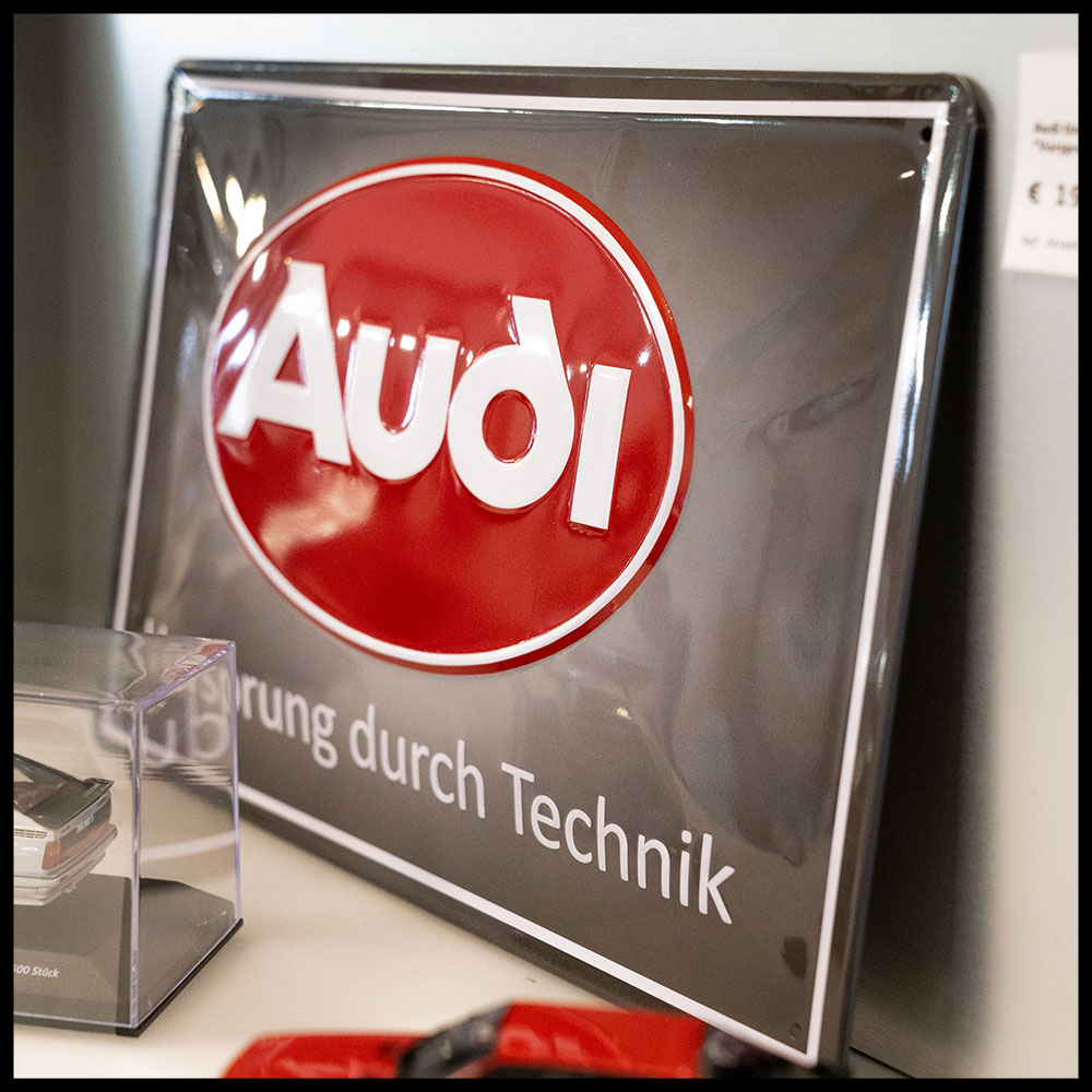 Audi tinnen bord MIG Motors Sint-Martens-Latem