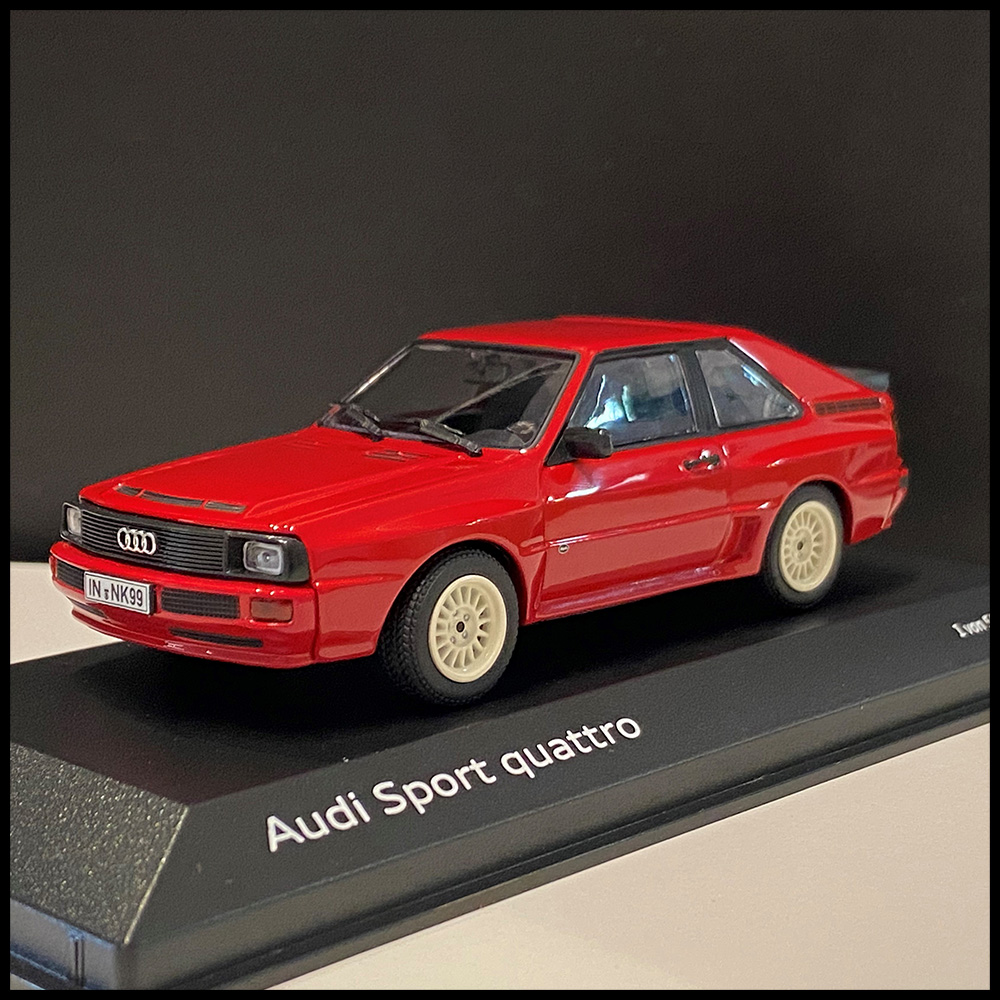 Audi Sport Quattro rood 1:43 schaalmodel Gent
