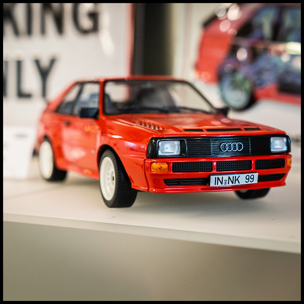 Audi sport quattro 1:18 rood