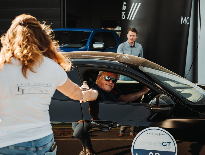 Audi e-tron GT Tour 2023 MIG Motors