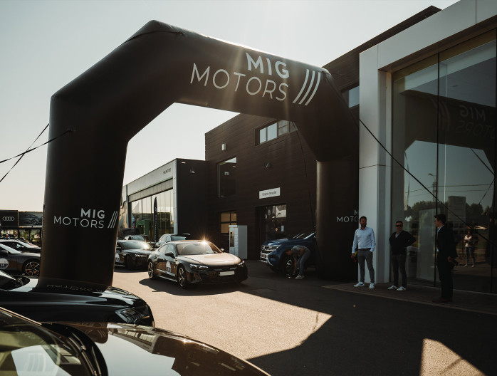 Audi e-tron GT Tour 2023 MIG Motors