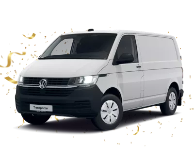 Volkswagen Transporter Camionette MIG Motors wit stockwagen