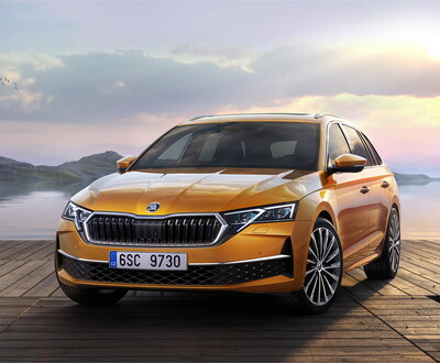 Skoda Octavia Combi oranje MIG Motors