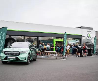 Skoda Tiesj Benoot Coffee Ride 2024 MIG Motors