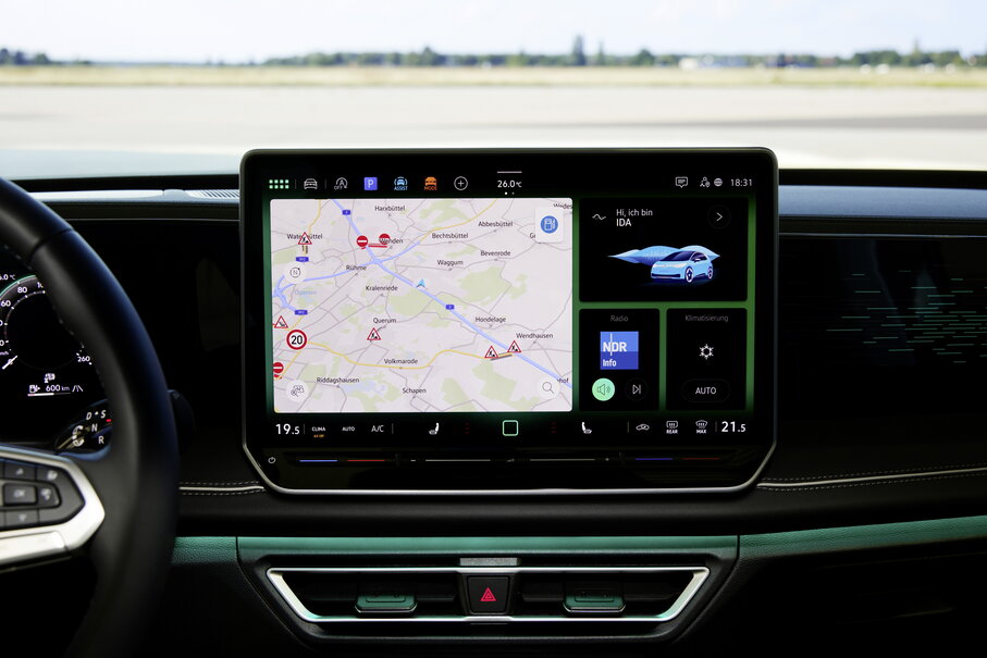 Volkswagen Tiguan scherm