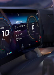 CUPRA Tavascan drivers interface MIG Motors