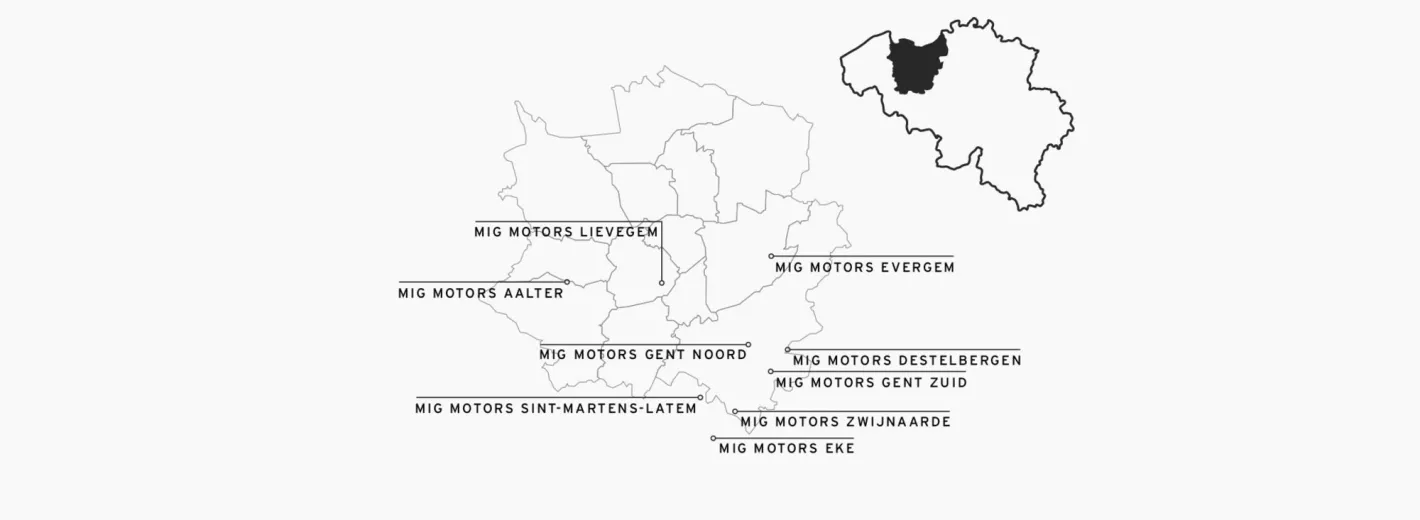 MIG Motors map