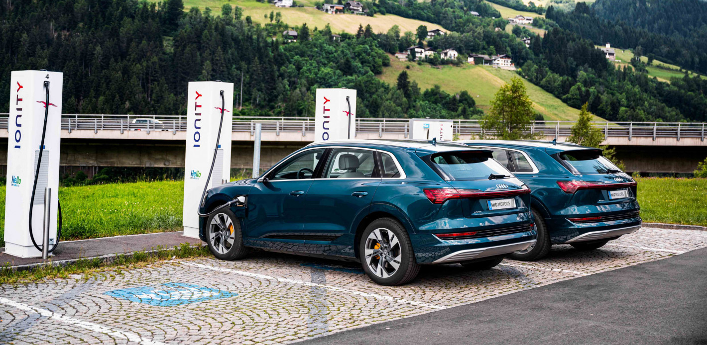 Audi e-tron opladen elektrisch rijden MIG Motors