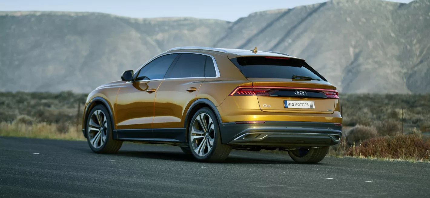 Audi Q8 MIG Motors achterkant