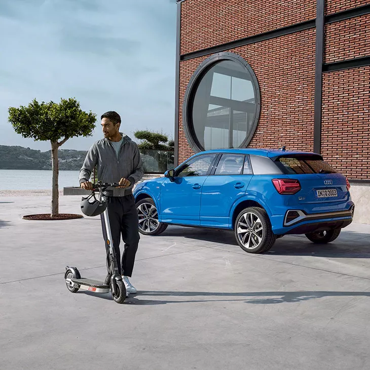 Elektrische step Audi MIG Motors salonactie 2022