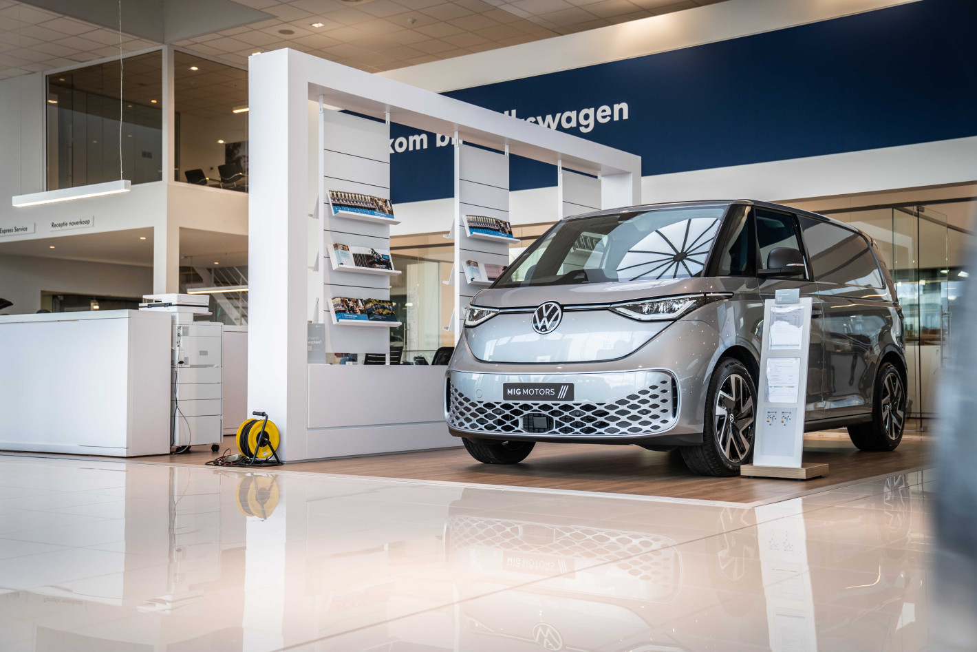 Volkswagen ID. Buzz MIG Motors, in januari open in het weekend.