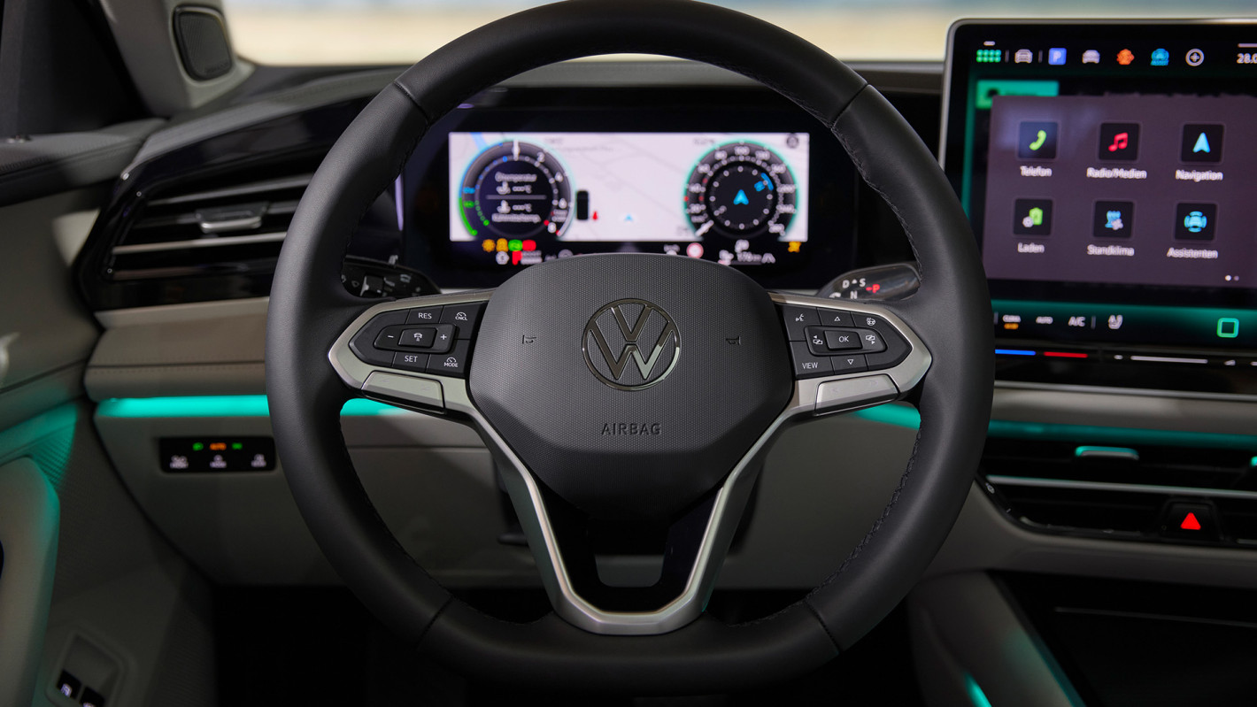 Volkswagen Passat stuurwiel met fysieke toetsen