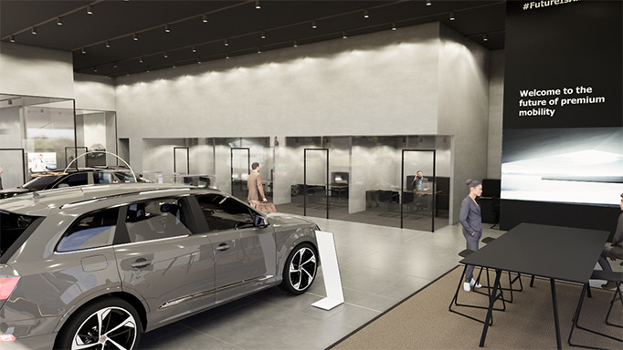 MIG Motors Audi Aalter 2024 showroom
