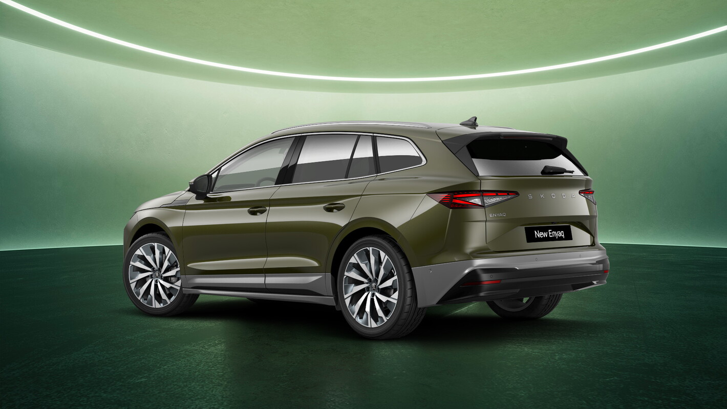 Skoda Enyaq groen 85 MIG Motors