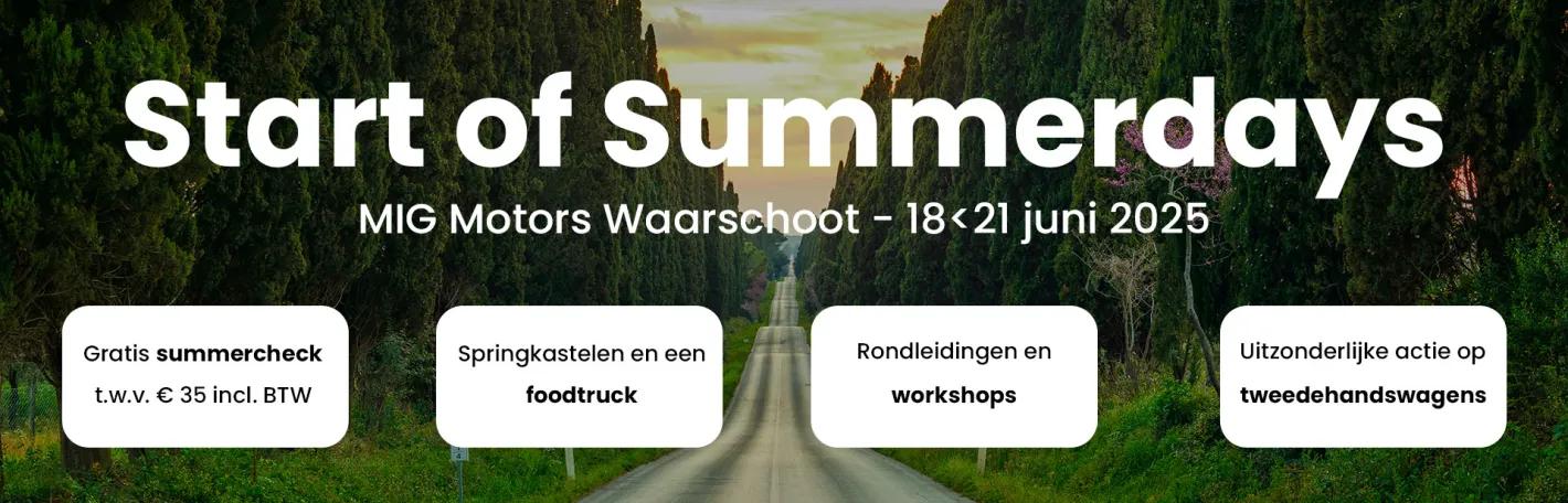 start of summerdays mig motors waarschoot