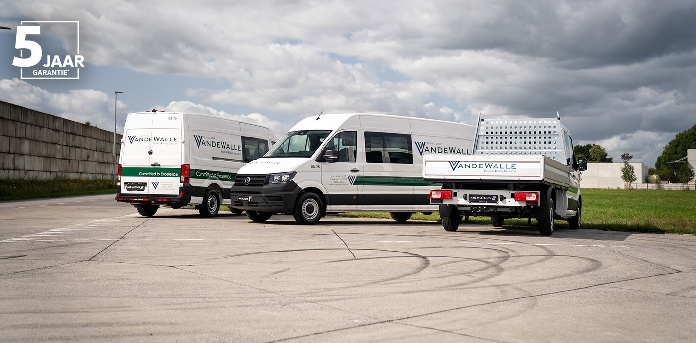 Volkswagen Crafter met vijf jaar garantie - MIG Motors