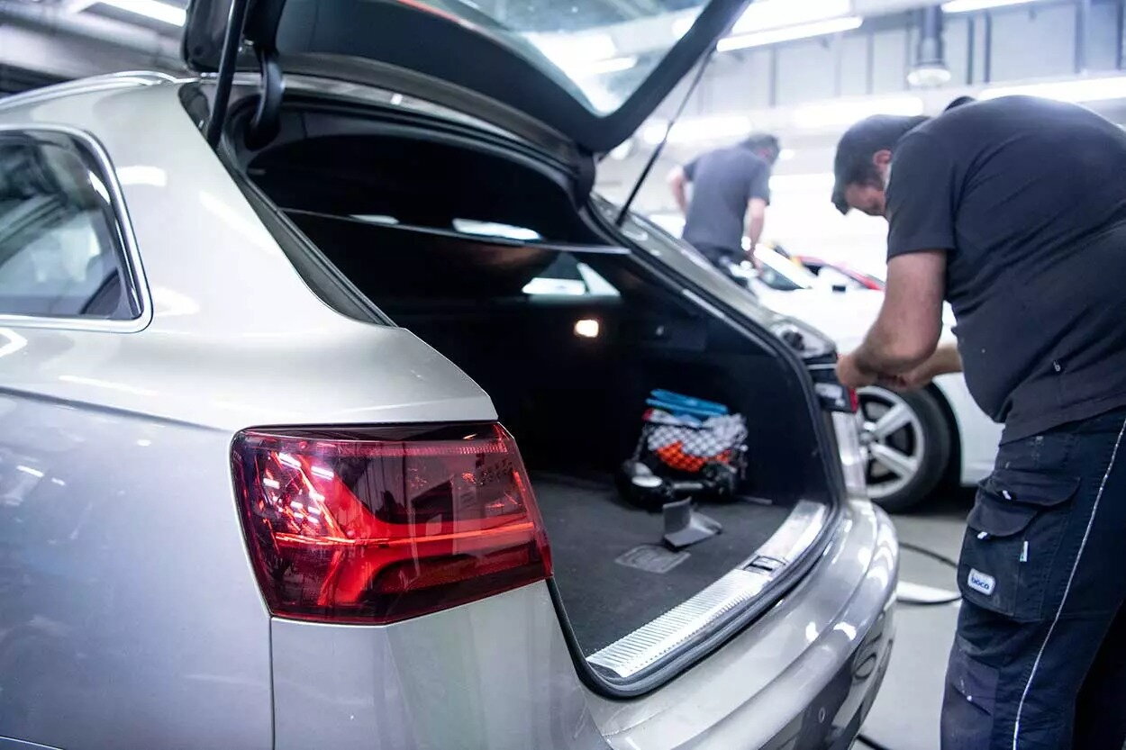 Herstellen binnenkant koffer