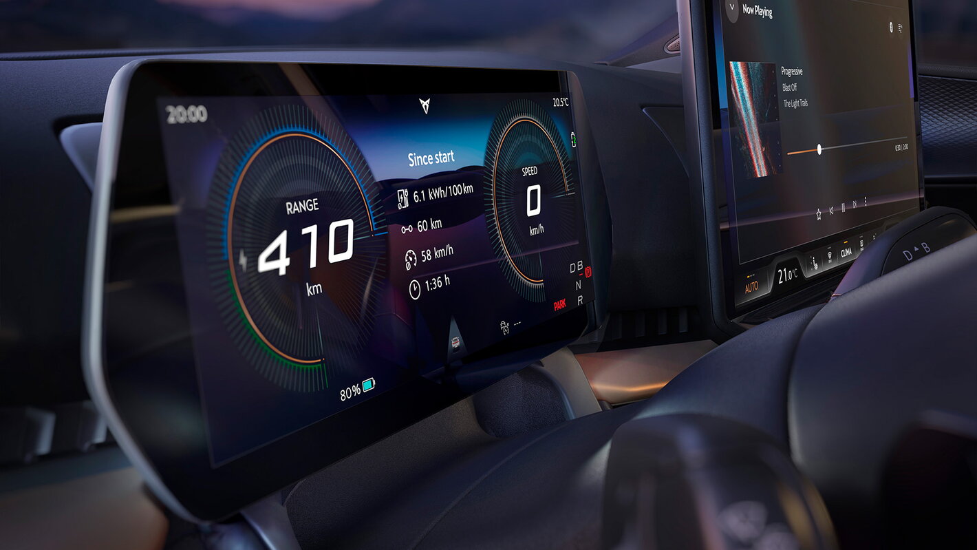 CUPRA Tavascan drivers interface MIG Motors