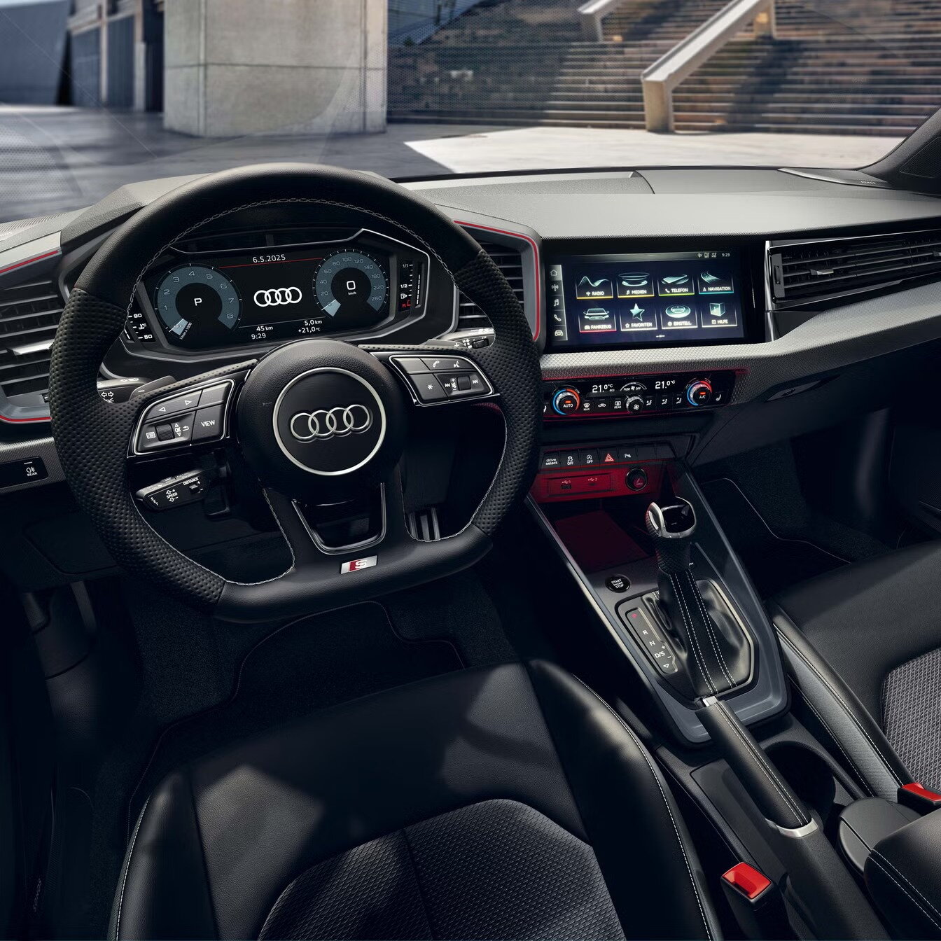 Audi A1 interieur MIG Motors virtual cockpit